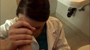 big tit brunette patient gets fucked by doctor in hospital 😏