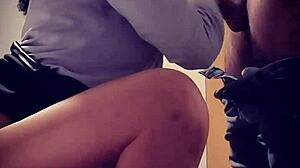 I give a backstage blowjob.