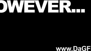 Applying lotion to big tits outdoors