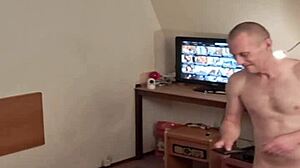 Bisexual Guy MASTURBATES In His Room