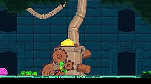 Kincaid monthly hentai game pornplay ep 6 bisexual threesome with cute couple in outside shower