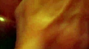 Husband buries rabbit toy for brownie's orgasm