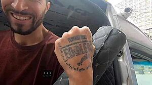 Monique Bertolini pranks João Kleber during motorhome workshop tour in California