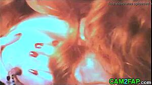 Redhead amateur shows tits at o'clock in free porn video