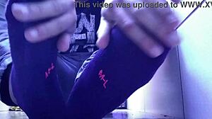 Feel my ass in these sweaty socks!