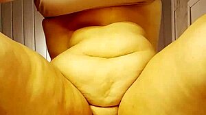 brunette sucks big black cock on wall 😍