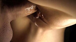 Cumming Twice with Shaved Pussy Dripping for Lubrication.