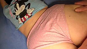 Hot Stepsister Begs for Hard Titty Cum