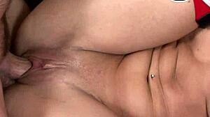 Skinny British Milf with Big Tits Feels Intense Hardcore Pleasure