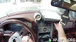 Amateur slut bent over, getting her tight wet pussy drilled hard in hardcore doggystyle