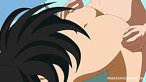 Watch Momo's big tits in hard sex parody?