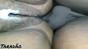 Cumming on dick during assfucking and deepthroat