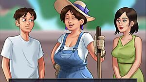 complete gameplay of summertime saga part 16 with student and massage scenes