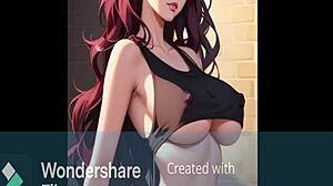 in this worship princess video, she gives jerk off instructions while you admire her tits