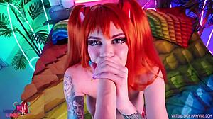 hey asuka langley you got cum in your mouth now