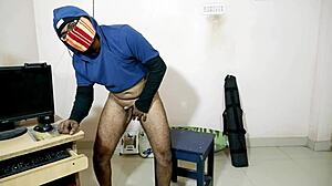 Terror Man Cums Late Watching Porn