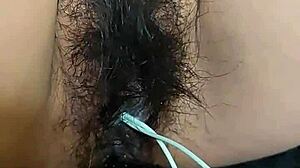 Horny Asian babe uses toys in wet BDSM session