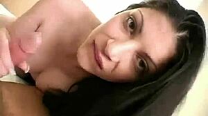 Petite Suma Delivers Naughty Handjob in Wild POV Striptease Scene