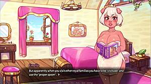 princess says, 'massage my feet, farm boy'