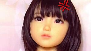 Love doll cleaning and maintenance in bath