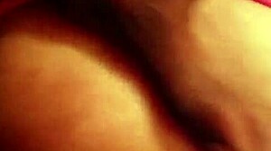 Rough milf takes big black cock amateur style.