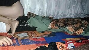 Alexandra sneaked to me at midnight for raw, unprotected sex