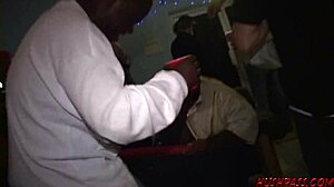 College girl at party