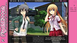 my kawaii waifu x x continues with huniepop female characters in this anime game walkthrough part 2