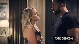 Sexy Blonde Lisey Sweet Drilled Doggystyle by Married Man in Steamy Encounter.