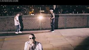 predella enjoys intimate encounter with young woman in intriguing older setting