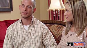 Kinky couple dives into wild pool play with other swingers for steamy fun