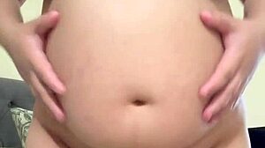 Pregnant Arab Wife's Big Tits and Hairy Pussy Crave Action