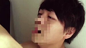 Asian femdom teases with sudden handjob and blowjob leading to rewarding sex if he endures.