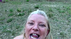 Public blowjob event at the lake draws a wild crowd. Part 2 rocks!