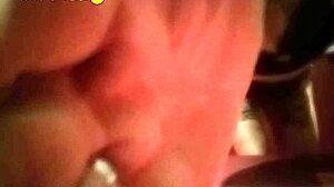 Blowjob In Glory Hole Turns Pussy