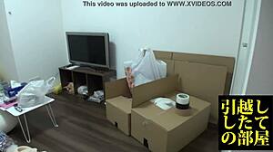 Japanese amateur with big tits gives intense blowjob in full version.