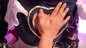 strawbaby蓓蓓妹妹~王者榮耀 series of desire girl gongsun li forcing on game player.. desire girl uncensored blowjob doggystyle riding uniform temptation masturbation sex toy (private custom tt strawbaby233)