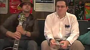 sexy girlfriend wanted me to upload this video from the shop with her nerdy friend.