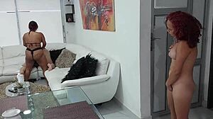 Bony Watches Stepsisters Play with Toys in Living Room