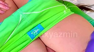 blonde teen 18+ milf massages her ass solo to excite me