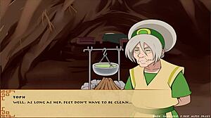 In the four elements trainer book 4, love unfolds in part 68 with hentai elements