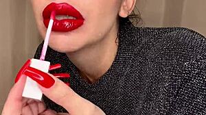 Oral Magic with Red Lipstick