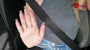 Cristina Almeida Receives Gift in Parking Lot