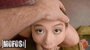 charles dera satisfies every pussy, especially mira monroe's tight one with big cock choking and riding sideways