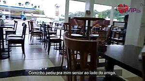 Cristina Almeida Receives Gift in Parking Lot