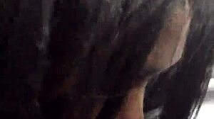 Teen Gives Sloppy Blowjob In Car While Driving Down Highway