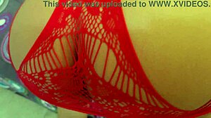 the erotic dance with my friend's wife turned into creampie sex on the bed