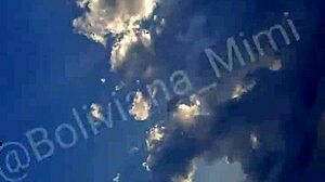 latina babe showing shaved pussy to guys in the park