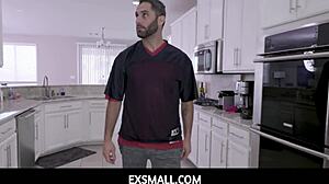 tiny nerdy girl overwhelmed by monster cock