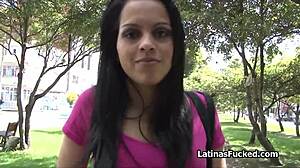 Big Tit Latina Trades Pussy for Debt Relief
